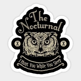 The Nocturnal Sticker